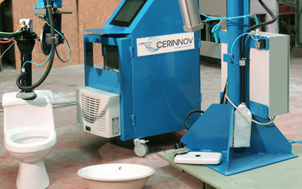 Two CERINNOV Laser machines for a Sanitaryware leader in Asia