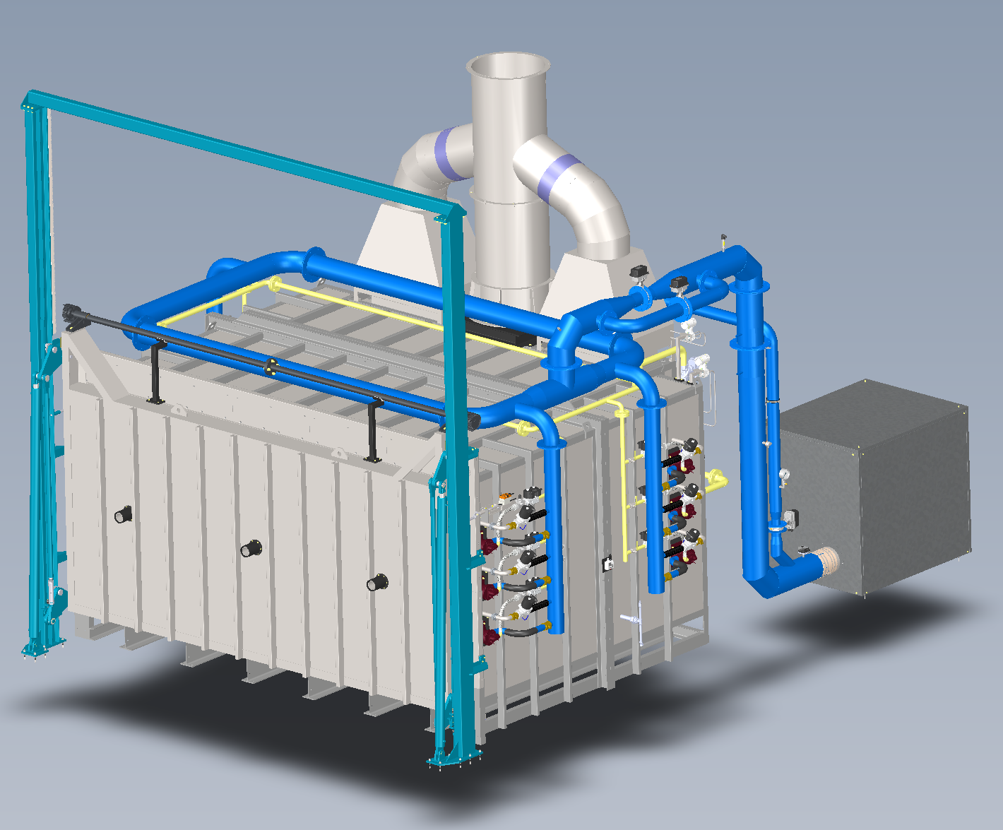 Rairies_vue_3D 3D view furnace ceramifor